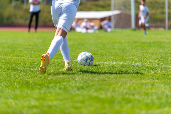 Soccer Field and Players