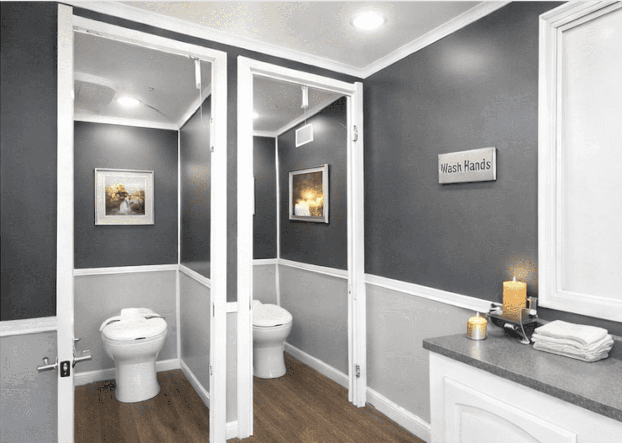 Interior Example of Restroom Trailer