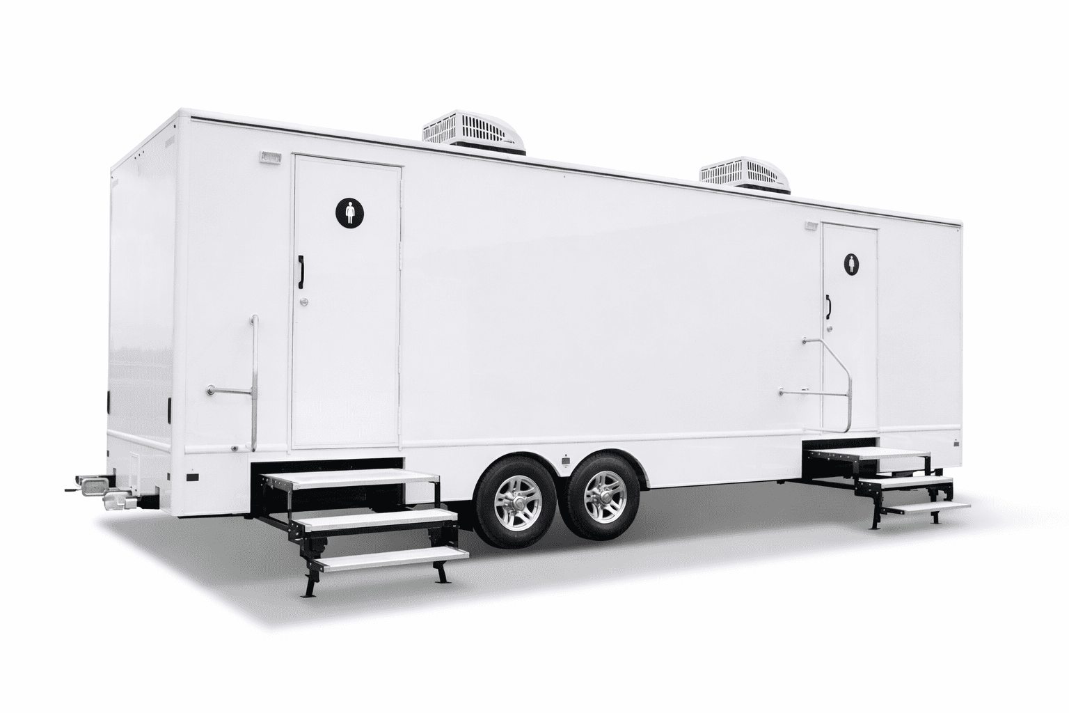 2 Door Mobile Restroom Trailer