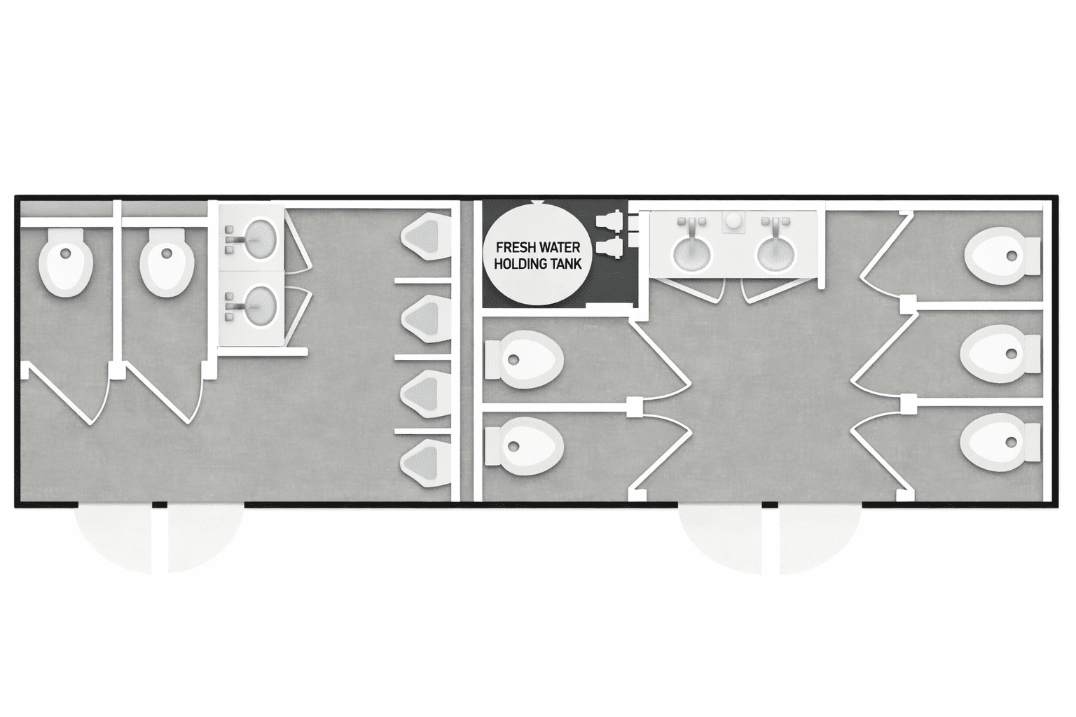 Portable Bathroom Trailer